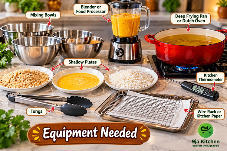 How to Make Mango Coconut Shrimp: A Delicious Tropical Delight🥭🍤🥥✨ 3 Mango Coconut Shrimp equipment
