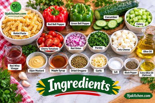 vegetable pasta salad