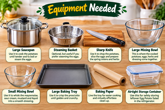 How to Make Egg Potato Salad: A Delicious Creamy Delight🥔🥚🥗✨ 3 Salad equipment with Steaming Basket
