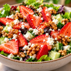 strawberry and feta salad