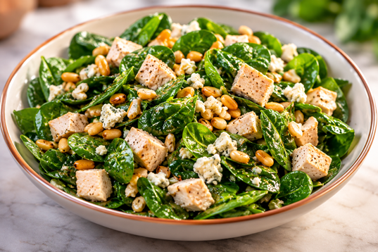 turkey and spinach salad