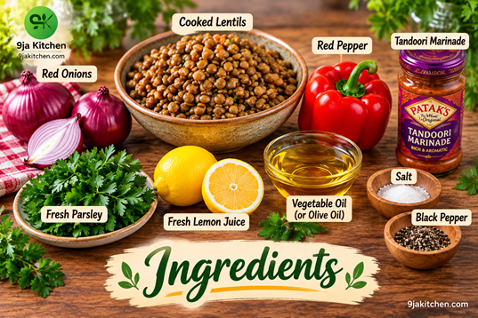 How to Make Warm Lentil Salad: A Delicious Spiced Vibrant Delight🌿🥗✨ 2 easy lentil salad recipe