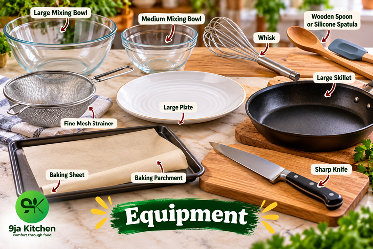 mango crab cake equipment