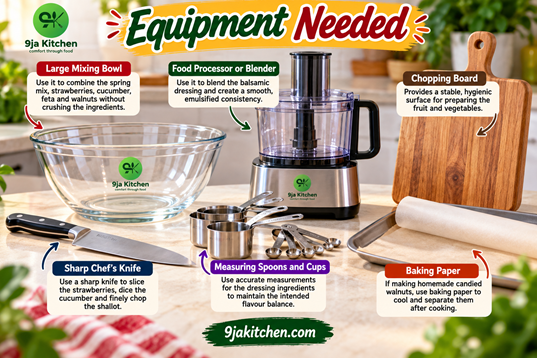 salad equipment with blender