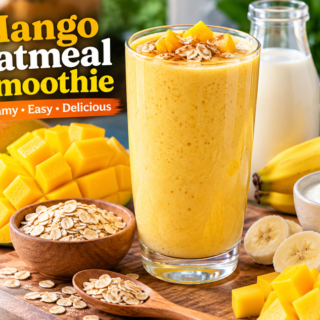Mango Oatmeal Smoothie