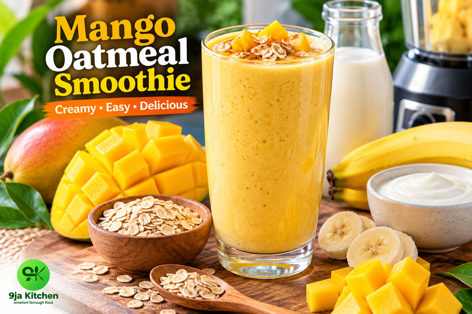 Mango Oatmeal Smoothie