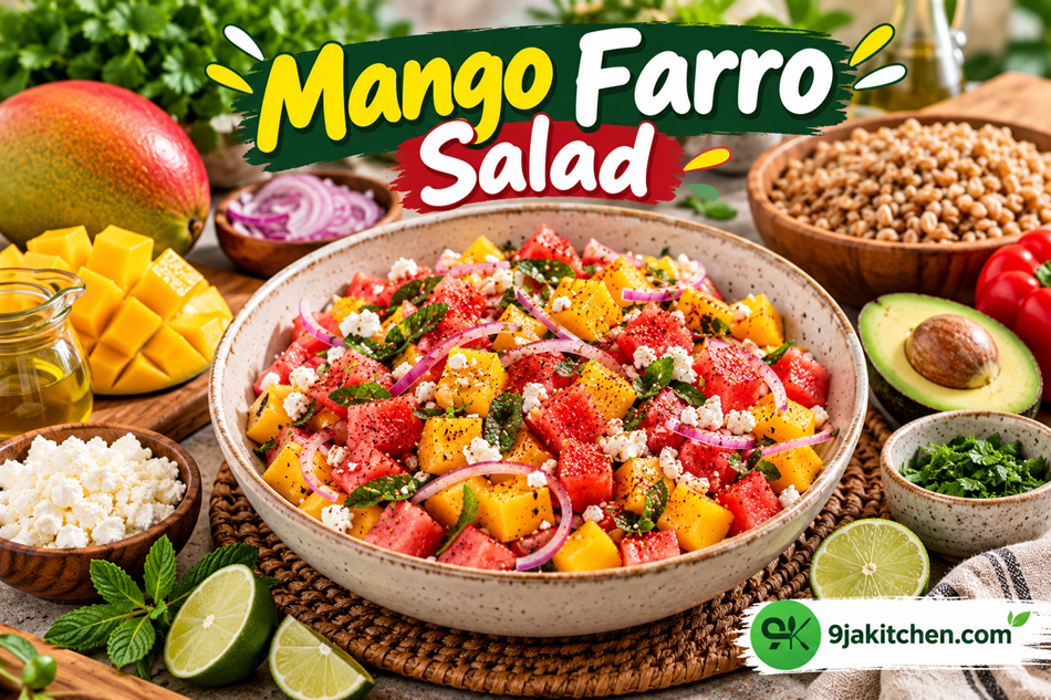 Mango Farro Salad