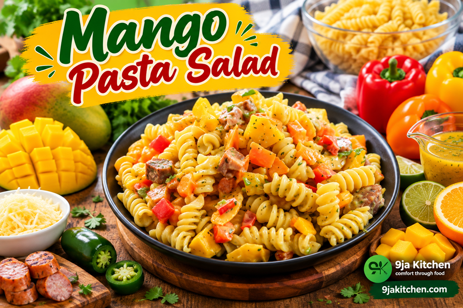 Mango Pasta Salad