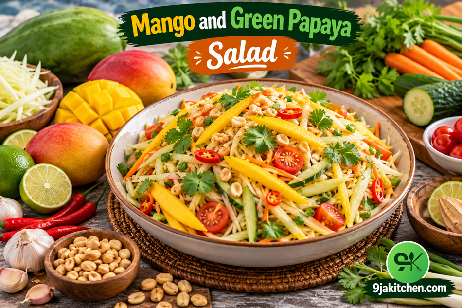 Mango And Green Papaya Salad