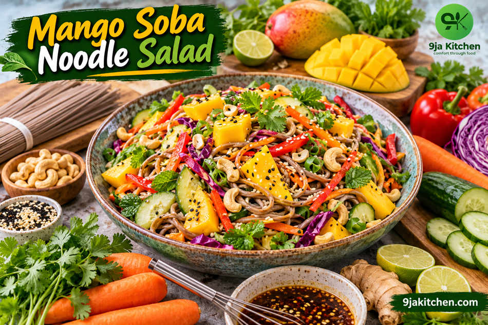 Mango Soba Noodle Salad