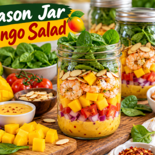 Mason Jar Mango Salad