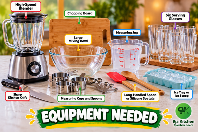 Kitchen Equipment Infographic