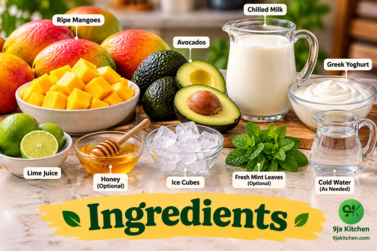 mango avocado smoothie recipe