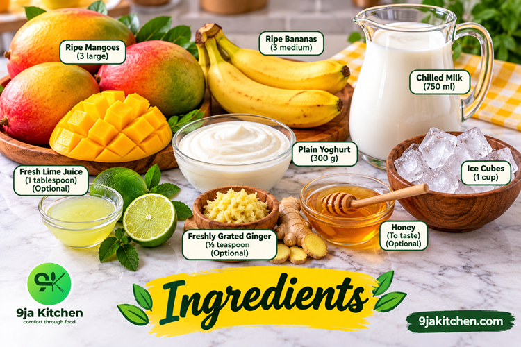 mango banana smoothie recipe