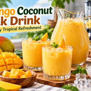 Mango Coconut Milk Drink