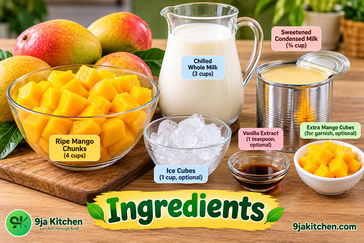 How to Make Mango Condensed Milk Drink: A Delicious Creamy Delight🥭🥛✨ 2 mango milk drink