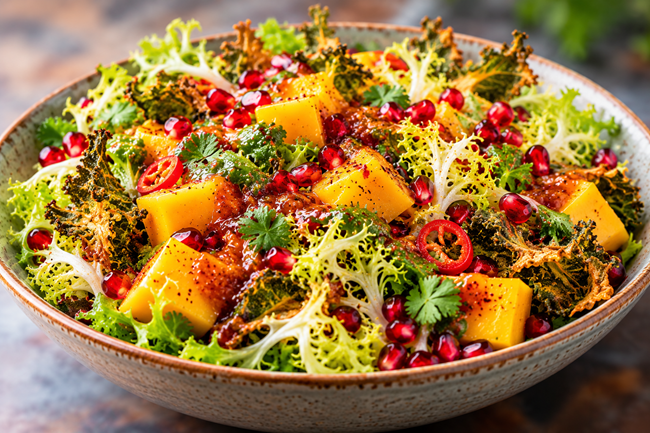 mango chaat salad
