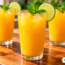 homemade mango juice