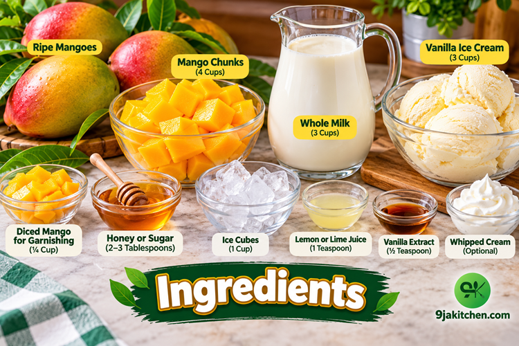 How to Make Mango Milkshake: A Delicious Refreshing Delight🥭🥛✨ 2 Mango Milkshake Recipe