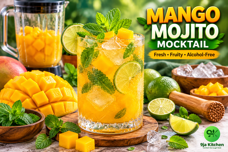 Mango Mojito Mocktail