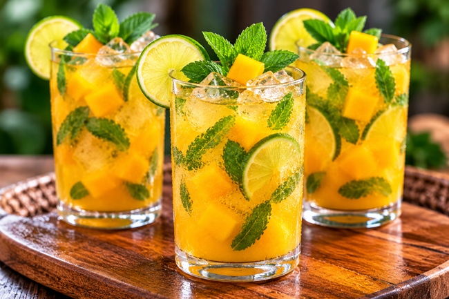 Mango Mojito Mocktail