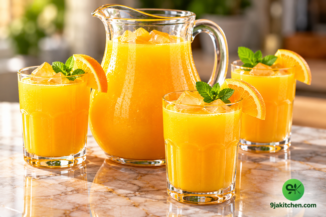 mango and orange juice recipe