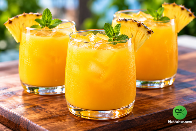 Mango Pineapple Juice: The Ultimate Refreshing Tropical Recipeš„ 4 fresh mango juice