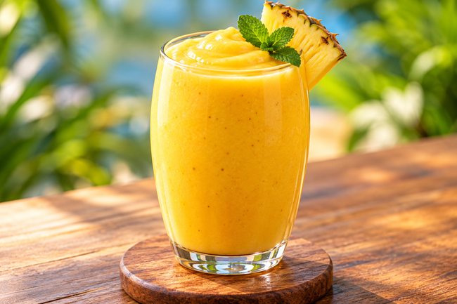 how to make mango pineapple smoothie