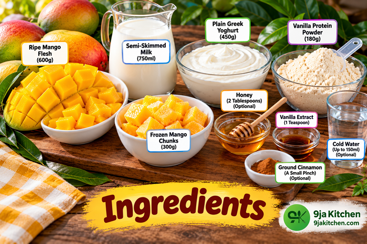 healthy mango shake