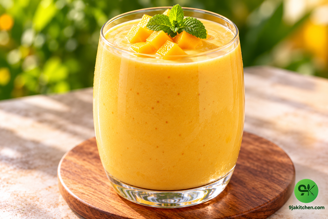how to make mango yoghurt drink