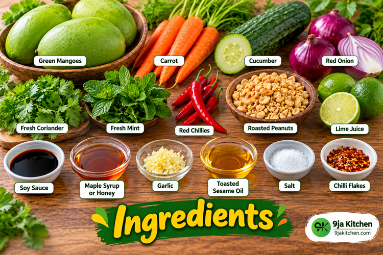 How to Make Green Mango Salad: A Delicious Zesty Delight🥭🌿✨ 2 green mango recipe