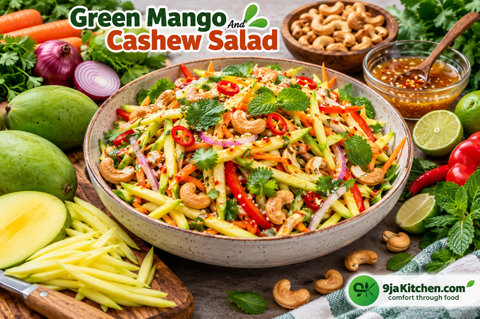 Green Mango and Cashew Salad