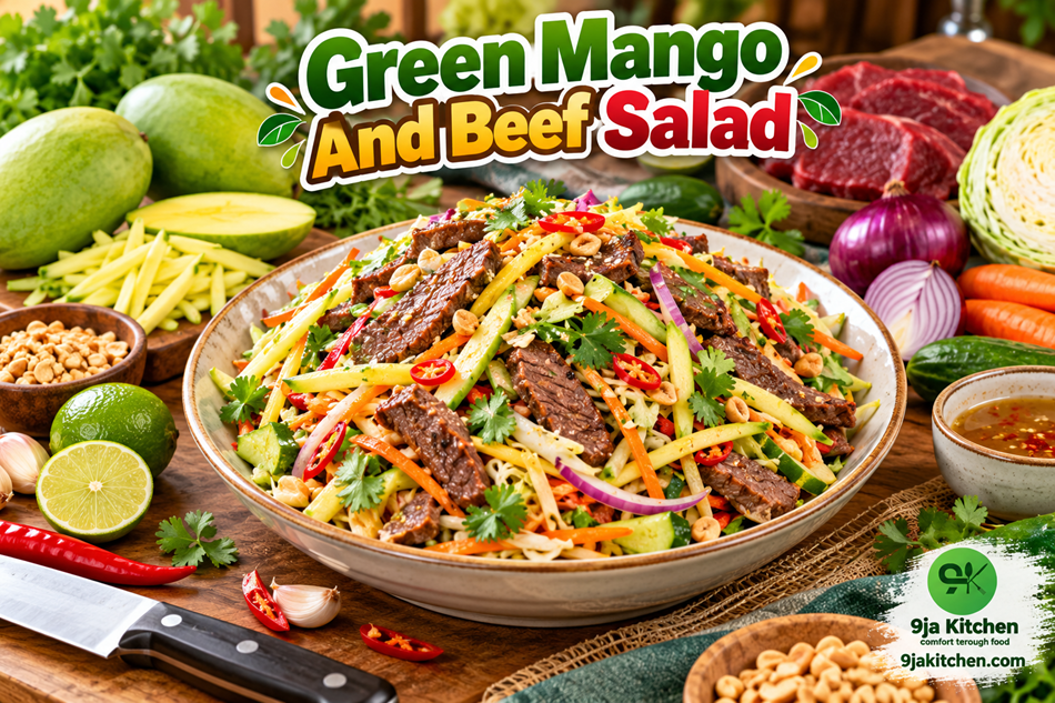 Green Mango and Beef Salad