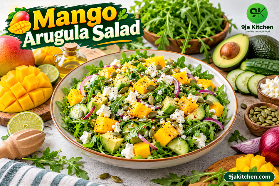 Mango Arugula Salad