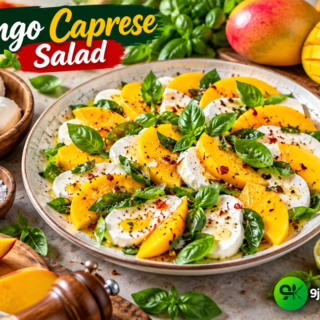 How to Make Mango Caprese Salad: A Delicious Vibrant Delight🥭🍅🌿✨ 17 Mango Caprese Salad