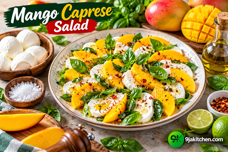 Mango Caprese Salad