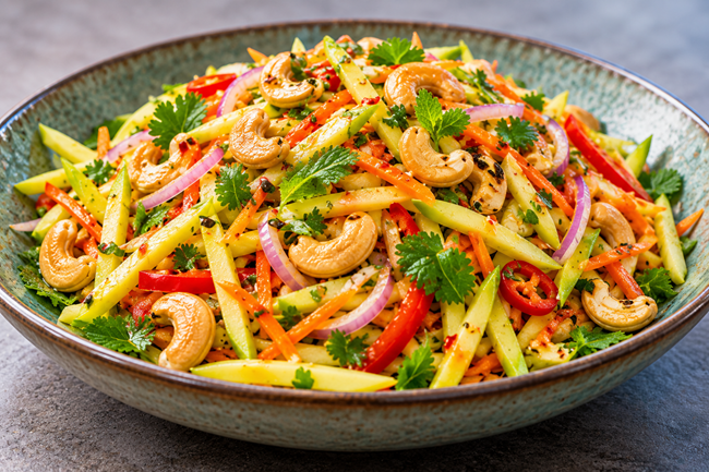 raw mango salad