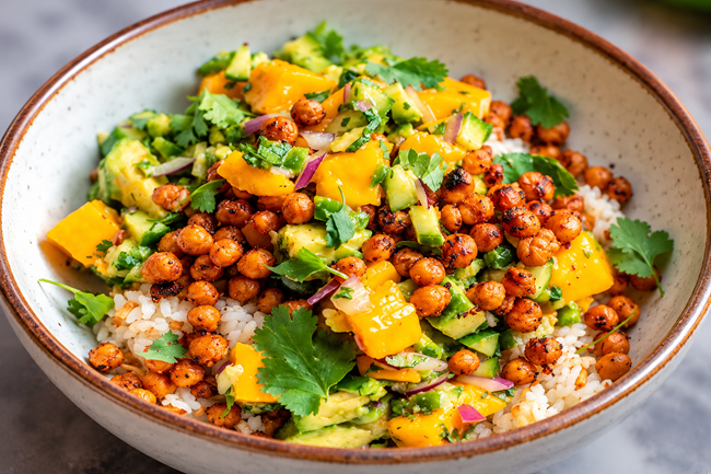 How to Make Mango Chickpea Salad: A Delicious Vibrant Delight🥭🫘✨ 4 chickpea salad recipe