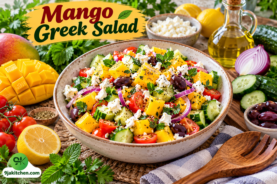 Mango Greek Salad