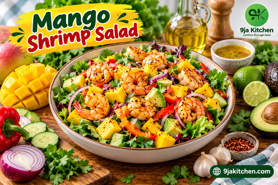 Mango Shrimp Salad